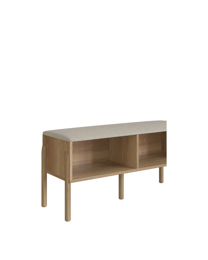 Sapateira Banco Estofada Urdi 93 cm - Mel