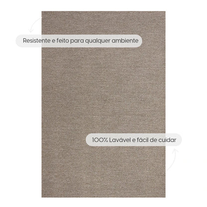 Tapete Max para Sala e Quarto 200 x 300 cm - Mocha Natural