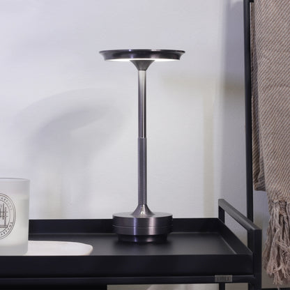 Luminária de Mesa Sem Fio Mark 28 cm - Cinza