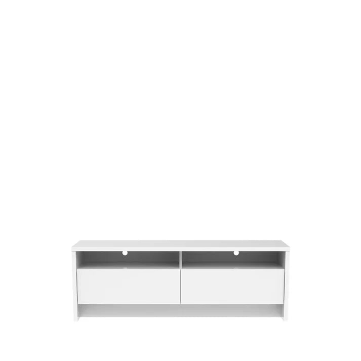 Conjunto Sala de Estar Completo Rack para TV até 50” Aspen - Sofá 3 Lugares Oregon - 2 Mesas Laterais Botanic