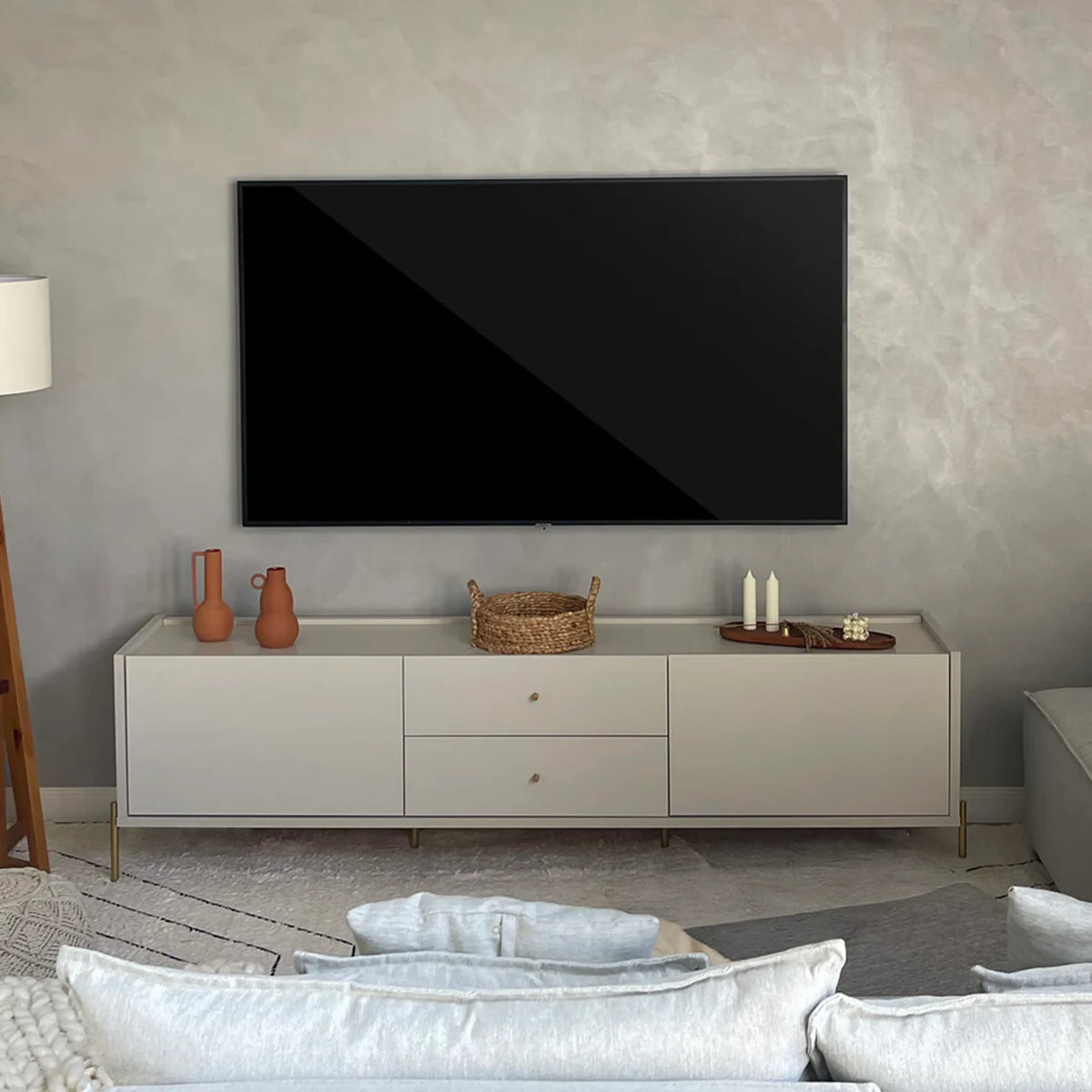 JASPER　テレビ台　BK/DBR/NA/WH 03_-
