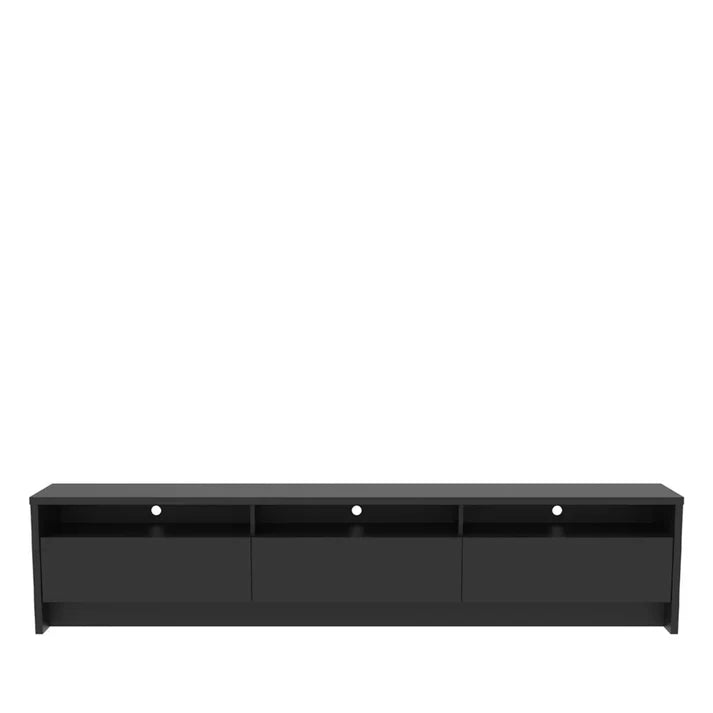 Conjunto Sala de Estar Rack para TV até 75” Aspen - Sofá 6 Lugares com Chaise Lado Direito Mônaco