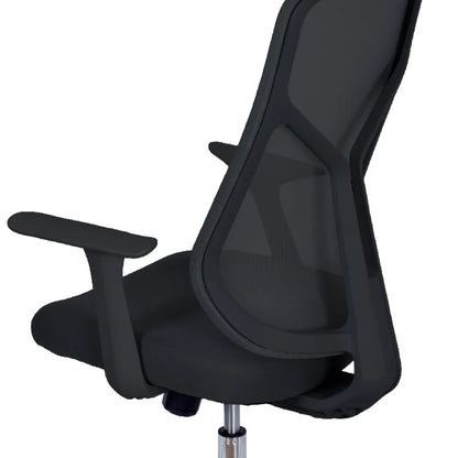 Cadeira de Escritório Giratória com Regulagem de Altura Sean - Preto