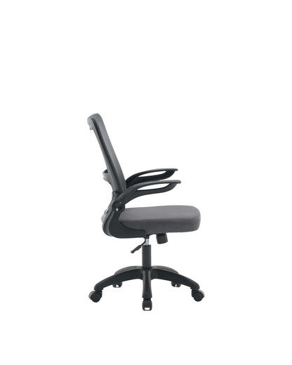 Cadeira de Escritório Ergonômica Giratória com Apoio de Braços e Regulagem de Altura Kobe - Preta