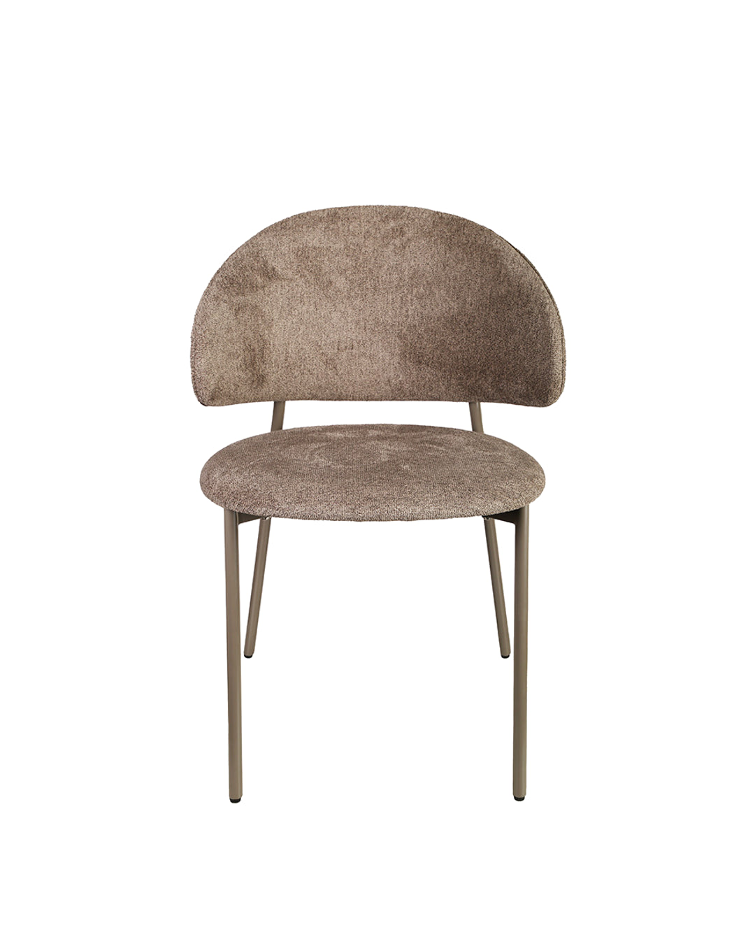 Conjunto de Jantar Mesa Orgânica Tellina 120cm com 4 Cadeiras Liora – Mel c/ Cinza
