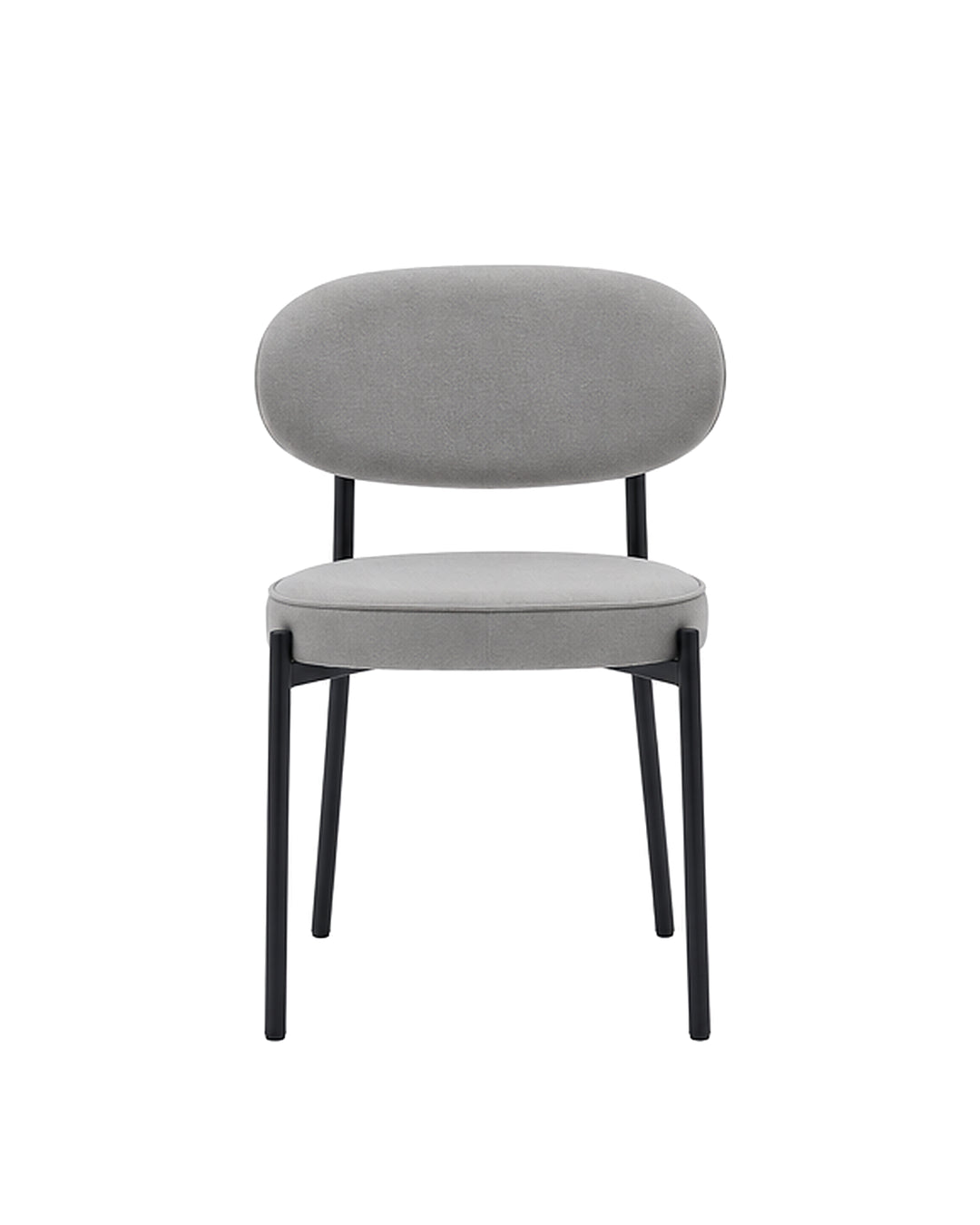 Conjunto de Jantar Mesa Orgânica Tellina 120cm com 4 Cadeiras Oryn – Mel c/ Cinza