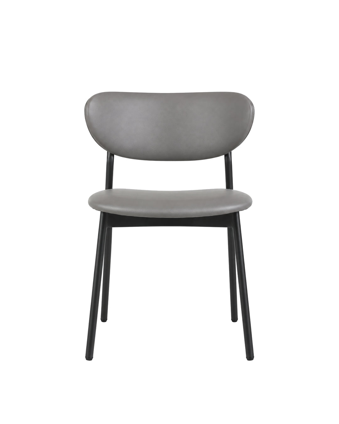 Conjunto de Jantar Mesa Orgânica Tellina 90cm com 4 Cadeiras Aven – Mel c/ Cinza