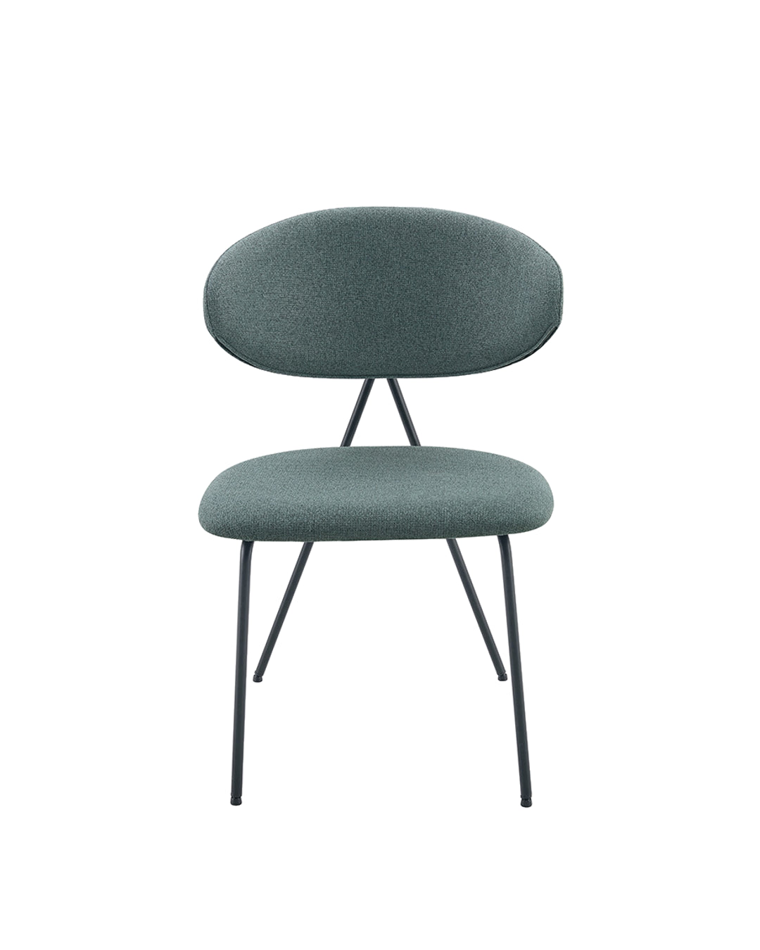 Conjunto de Jantar Mesa Orgânica Tellina 90cm com 4 Cadeiras Elora – Mel c/ Verde