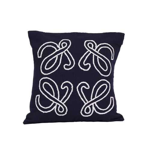 Almofada Cordel 50 x 50 cm - Azul c/ Cru