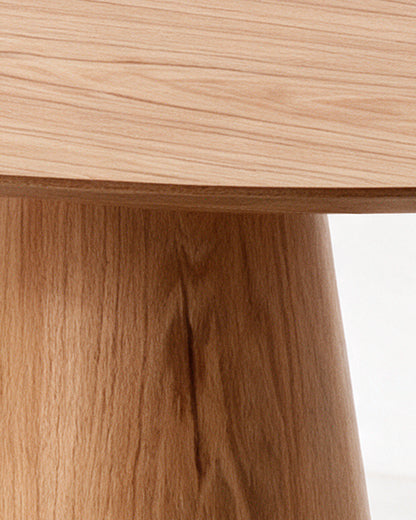 Mesa de Jantar Orgânica Tampo Laminado para 4 Lugares Tellina 120 cm - Mel