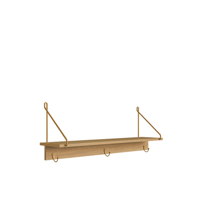 Conjunto Sapateira 1 Porta com Prateleira 3 Guanchos Dunna - Mel c/ Dourado