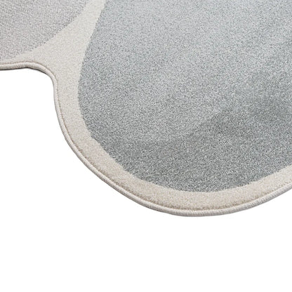 Tapete Orgânico Egípcio para Sala e Quarto Solin 140 x 200 cm - Cinza