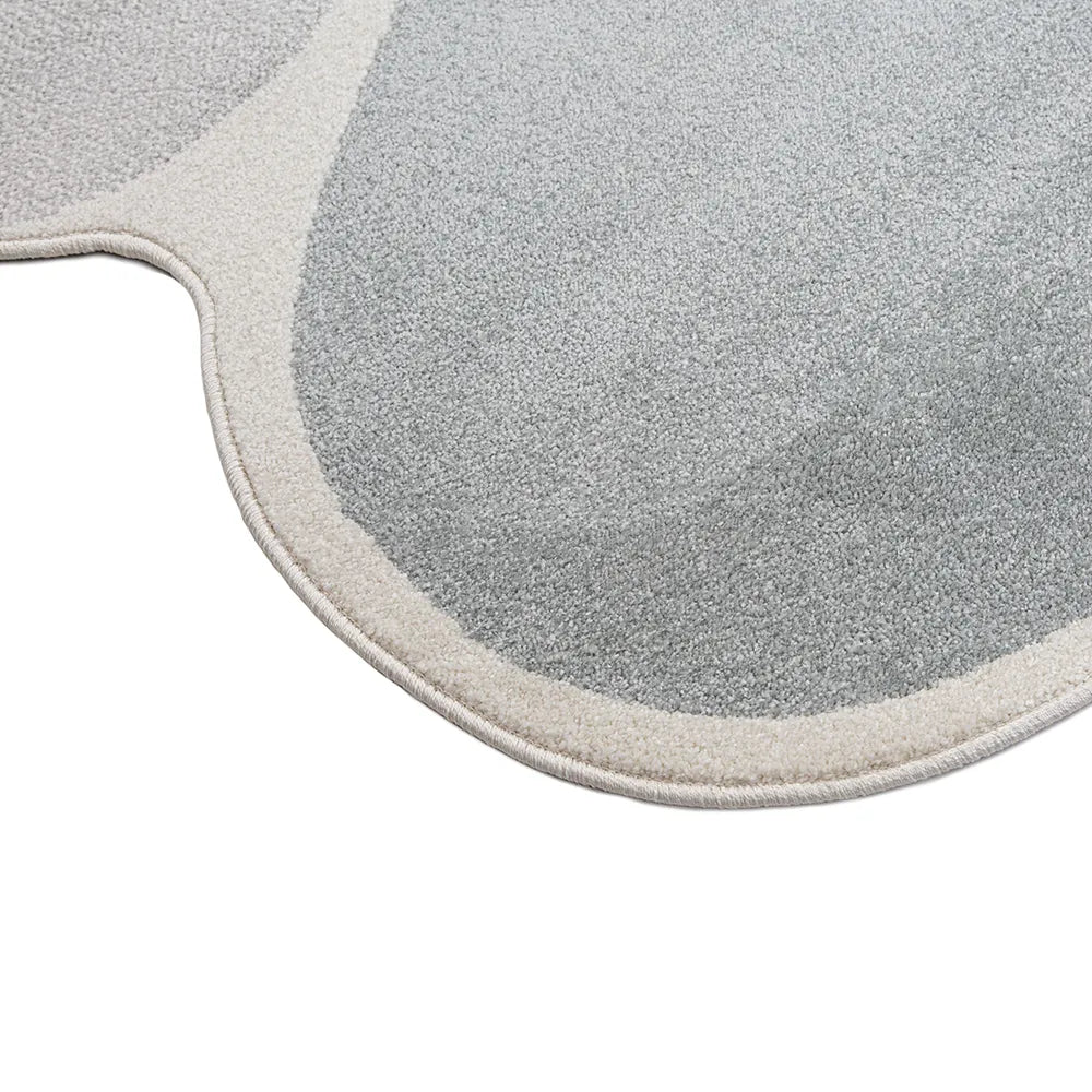 Tapete Orgânico Egípcio para Sala e Quarto Solin 240 x 300 cm - Cinza