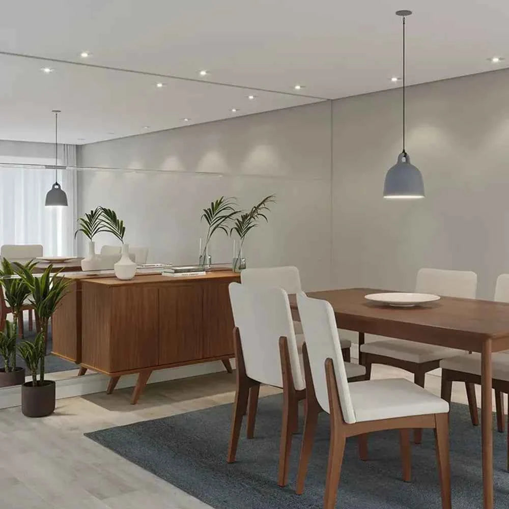 Buffet 4 Portas Pés Madeira Maciça Olive 135 cm - Natural