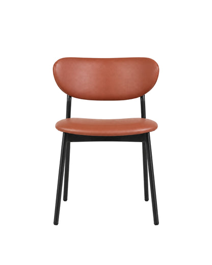 Conjunto de Jantar Mesa Olive 6 Cadeiras Aven – Preto c/ Caramelo
