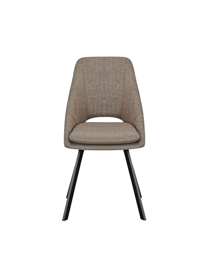 Conjunto de Jantar Mesa Olive 6 Cadeiras Dora – Preto c/ Cinza
