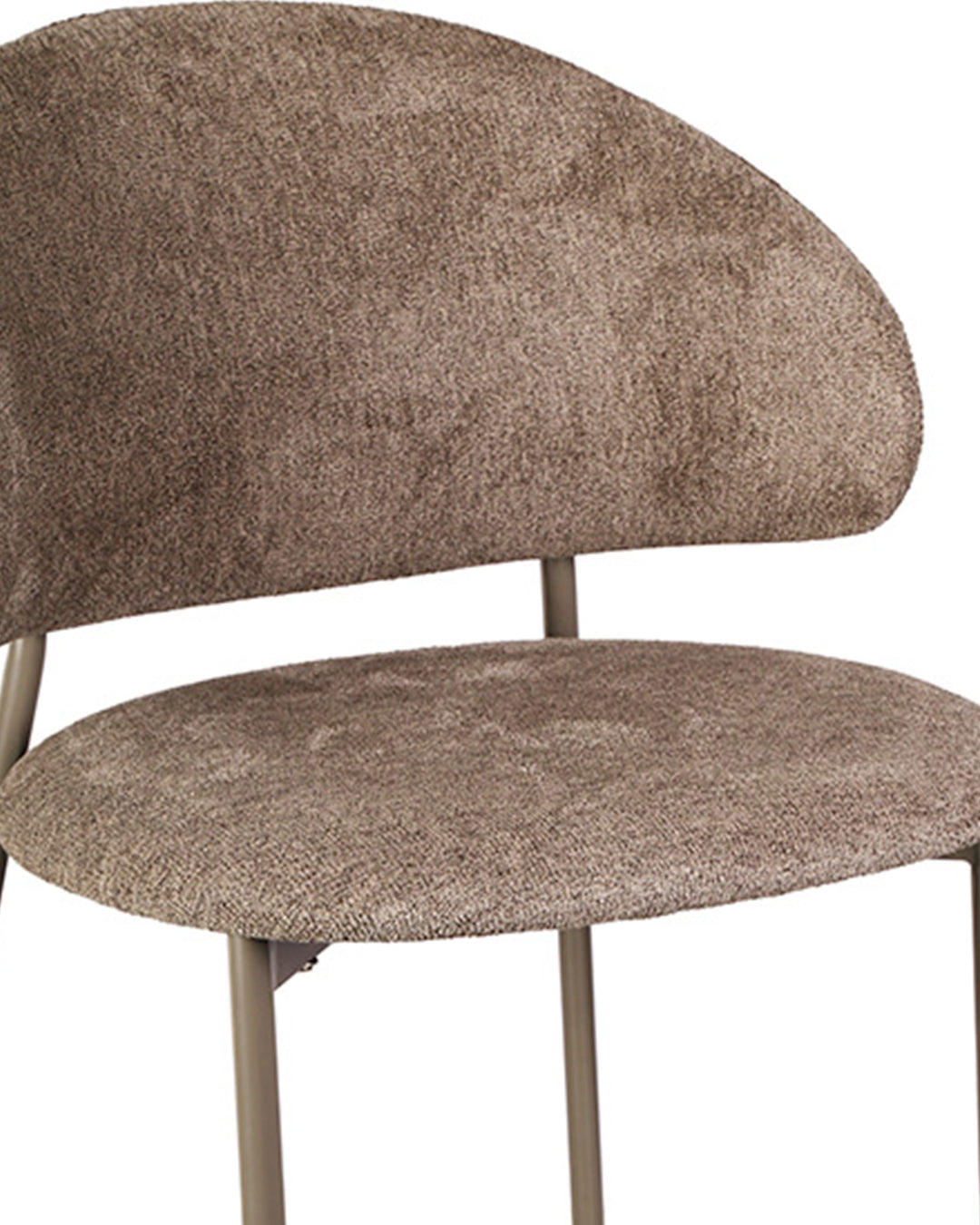 Conjunto de Jantar Mesa Orgânica Tellina 120cm com 4 Cadeiras Liora – Mel c/ Cinza