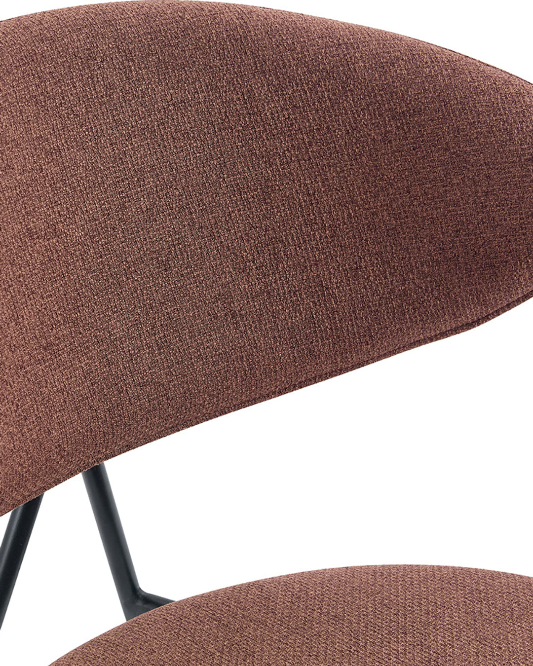 Conjunto de Jantar Mesa Orgânica Tellina 90cm com 4 Cadeiras Elora – Mel c/ Marrom
