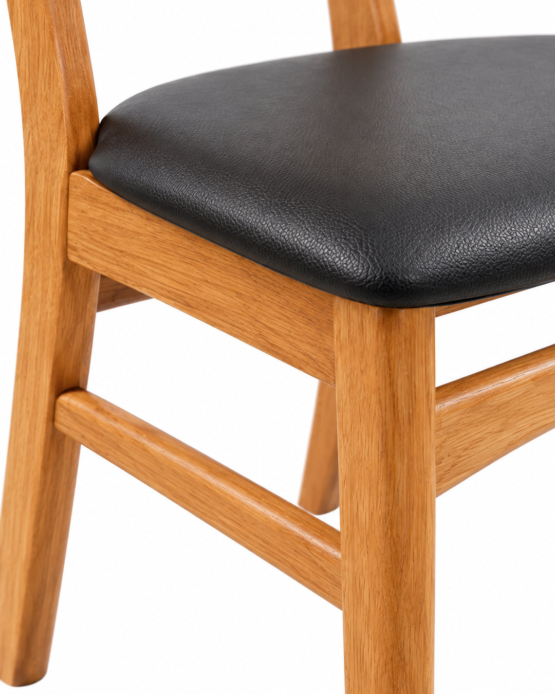 Conjunto de Jantar Mesa Orgânica Tellina 90cm com 4 Cadeiras Noria – Mel c/ Natural