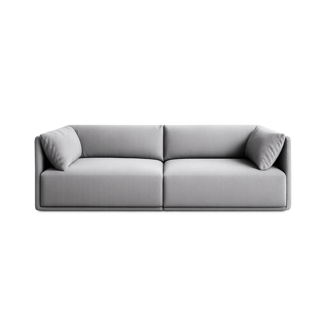 Sofá 3 Lugares Dali 200 cm - Linho Texturizado Cinza