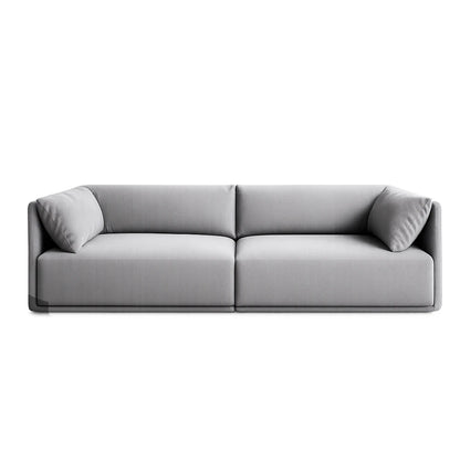 Sofá 6 Lugares Dali 320 cm - Linho Texturizado Cinza