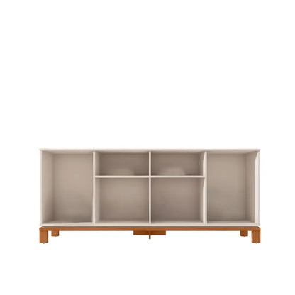 Buffet 4 Portas Capri 180 cm - Off White c/ Natural
