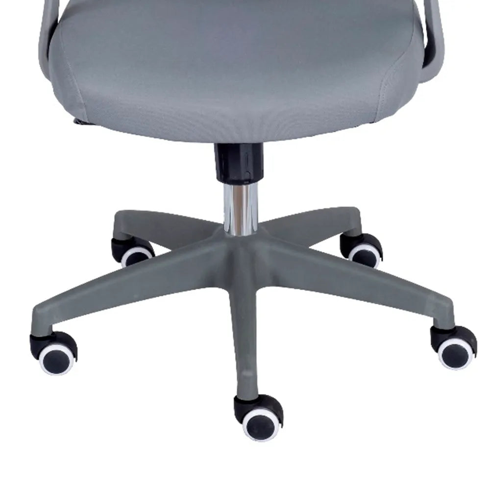 Cadeira de Escritório Giratória com Regulagem de Altura Sean - Cinza