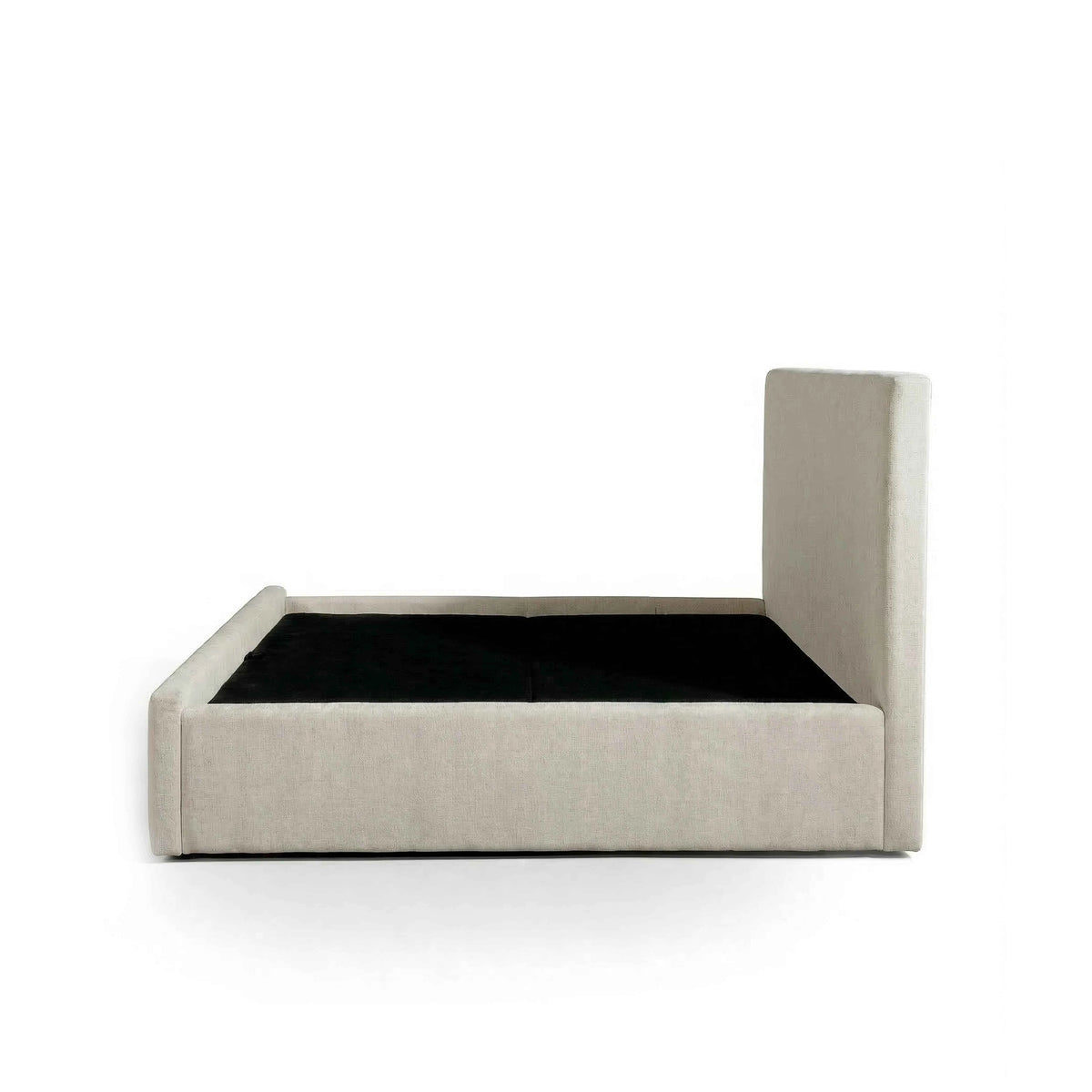 Cama Estofada Queen com Cabeceira Alicia - Linho Off White