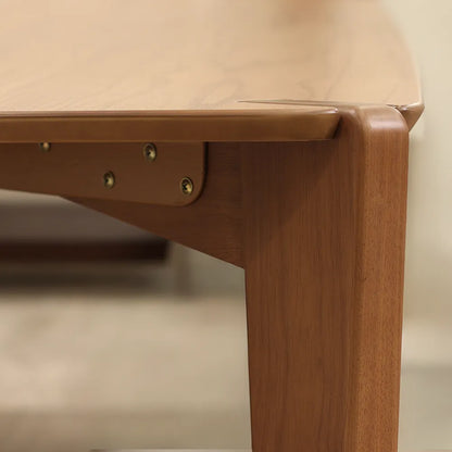 Conjunto de Jantar Mesa Retangular Harmony 8 Cadeiras Kalina - Natural c/ Carbono