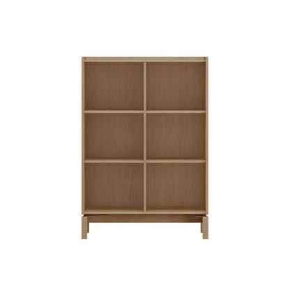 Cristaleira de Madeira Maciça 2 Portas com Vidro Canelado Amsterdã 80 cm - Natural c/ Verde