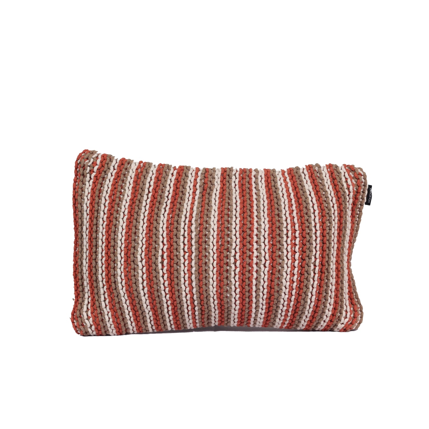 Almofada Baguete Maracaípe 50 x 30 cm - Caramelo c/ Terracota