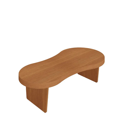 Mesa de Centro Orgânica para Sala Luna 120 cm - Mel