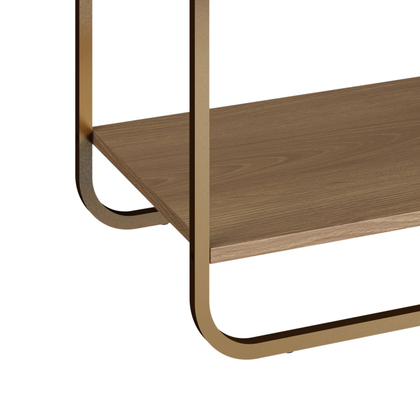 Mesa de Cabeceira com 1 Gaveta Dunna 60 cm - Mel c/ Dourado