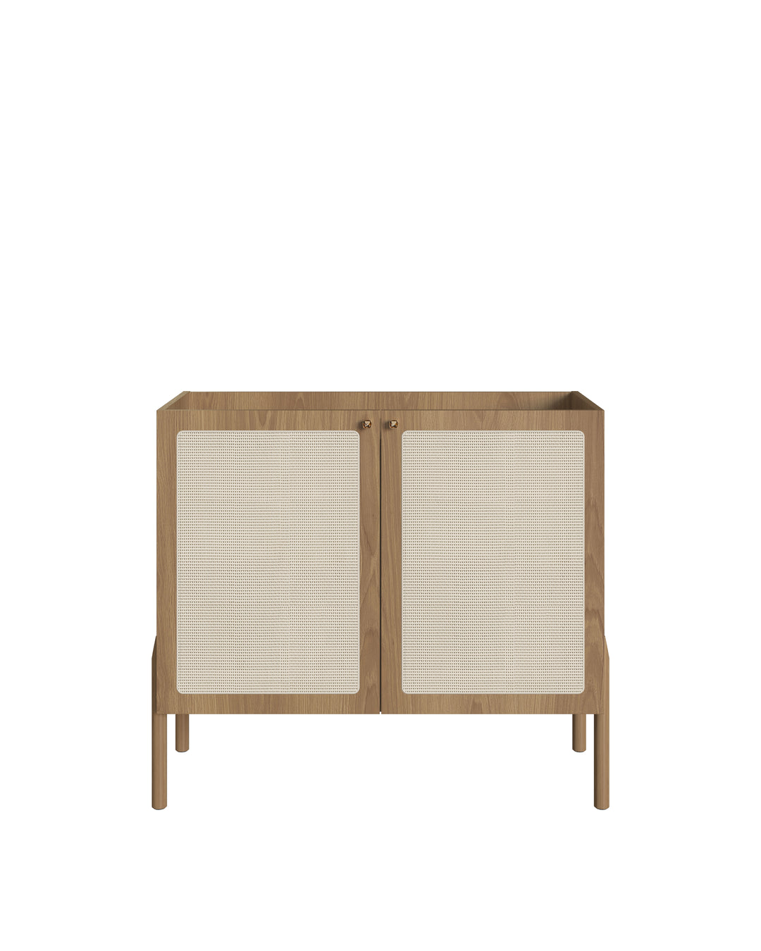 Aparador Bar 2 Portas Palhinha Urdi 93 cm - Mel
