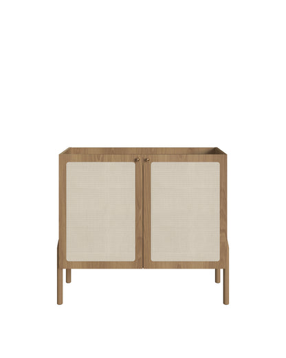 Aparador Bar 2 Portas Palhinha Urdi 93 cm - Mel