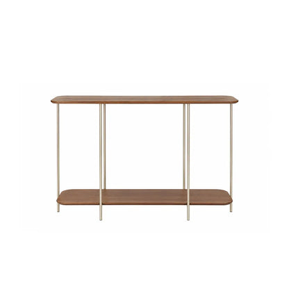 Aparador com pés em Metal Biophilia 90 cm - Mel c/ Champanhe