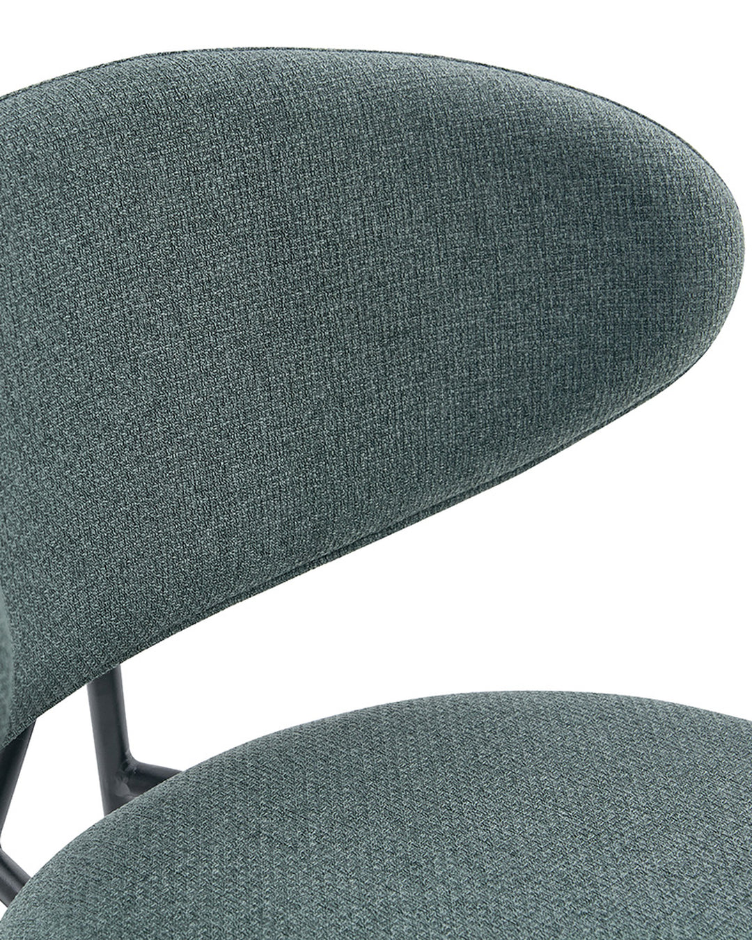 Banqueta Alta de Aço Estofada Elora - Verde