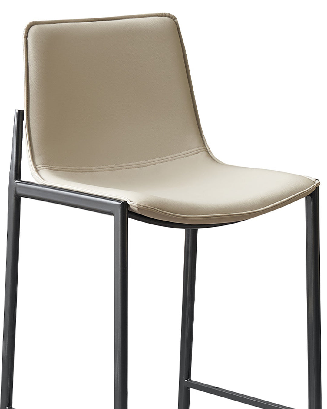 Banqueta Alta de Aço Estofada Kora - Fendi
