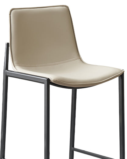 Banqueta Alta de Aço Estofada Kora - Fendi