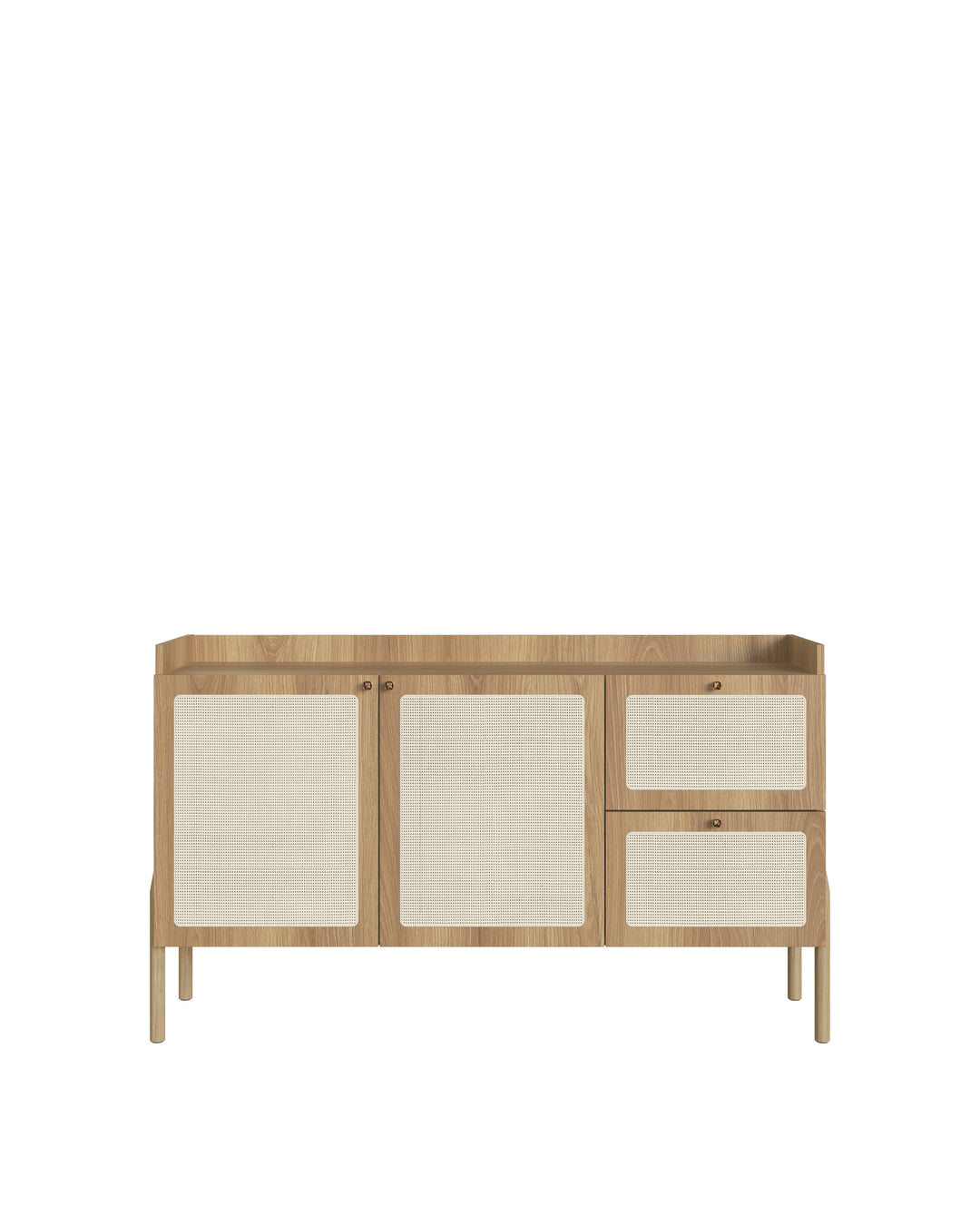 Buffet 2 Portas 2 Gavetas Palhinha Urdi  139 cm - Mel