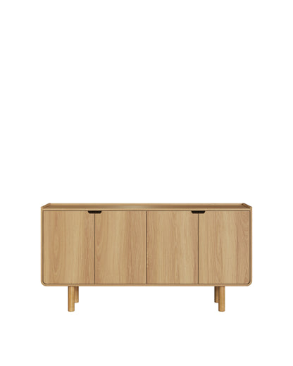 Buffet Orgânico 4 Portas Yume 160 cm - Mel