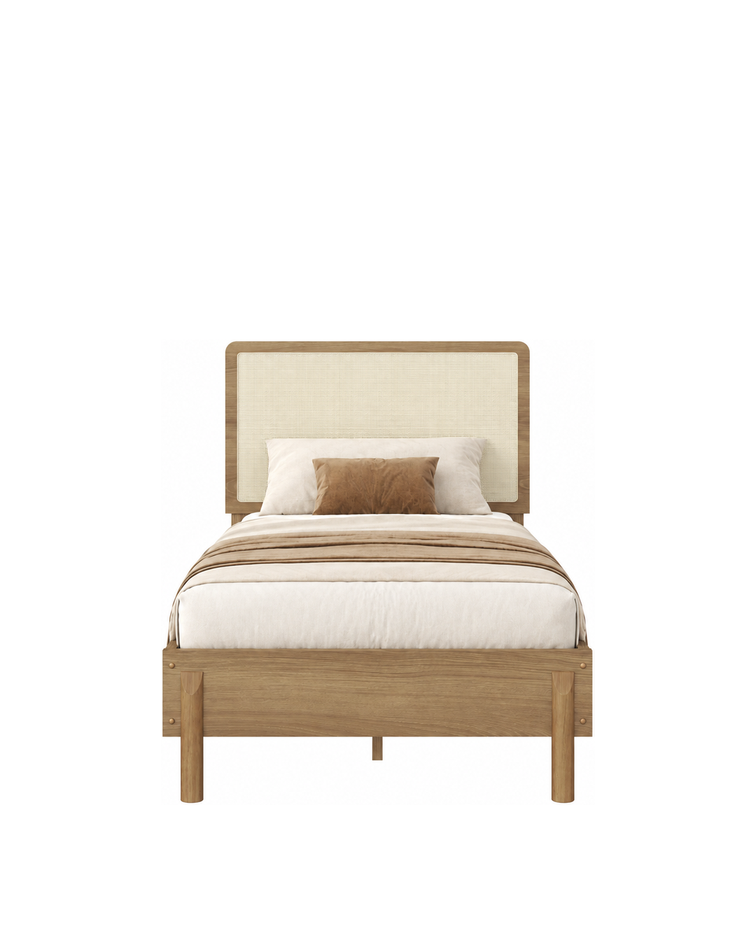 Cama Solteiro Palhinha Urdi 88 cm - Mel