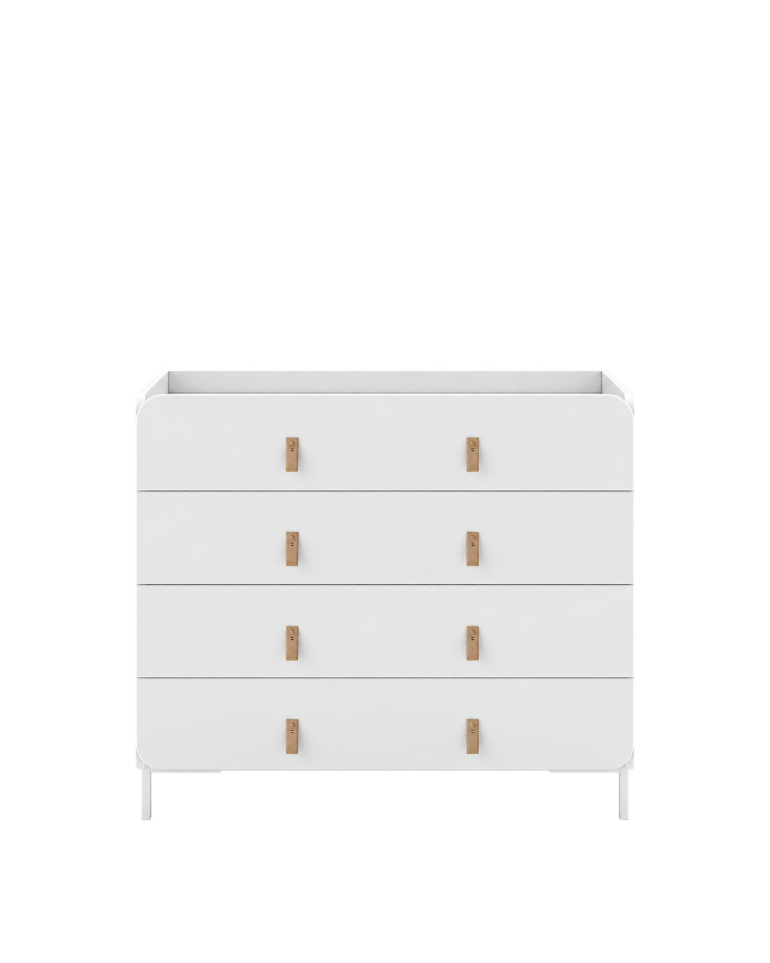 Cômoda 4 Gavetas Elo 90 cm - Branco