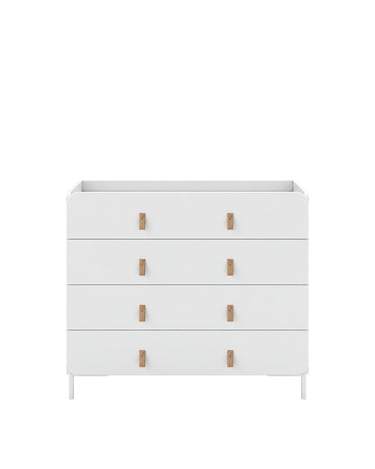 Cômoda 4 Gavetas Elo 90 cm - Branco