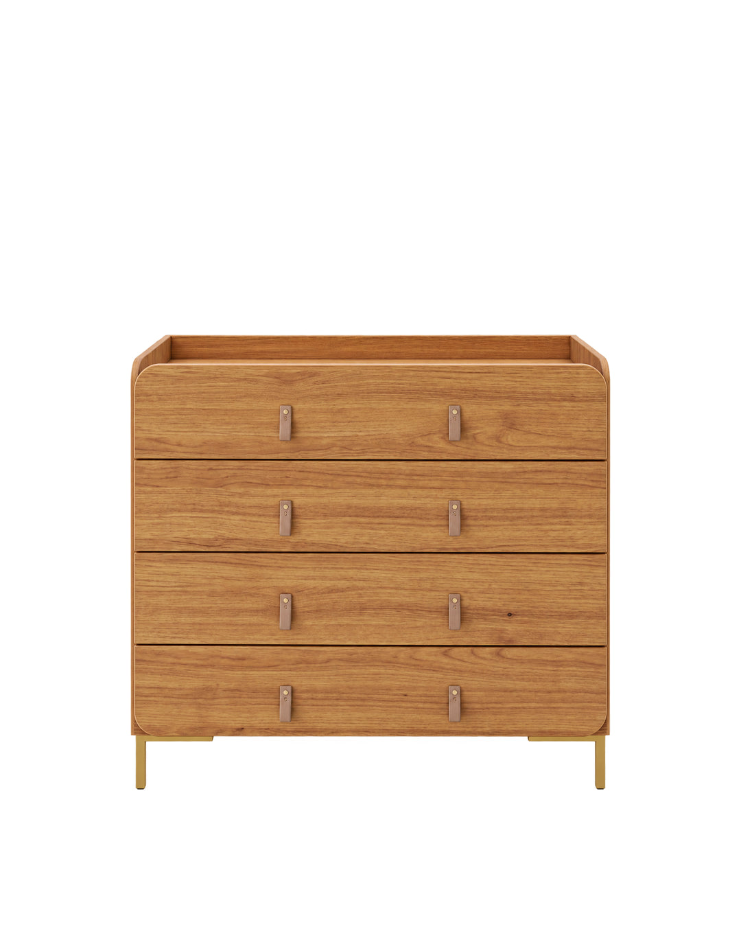 Cômoda 4 Gavetas Elo 90 cm - Mel