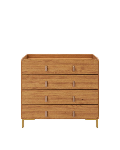 Cômoda 4 Gavetas Elo 90 cm - Mel
