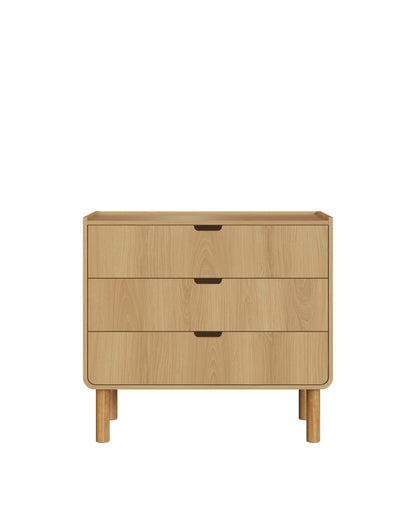 Cômoda Orgânica 3 Gavetas Yume 90 cm - Mel