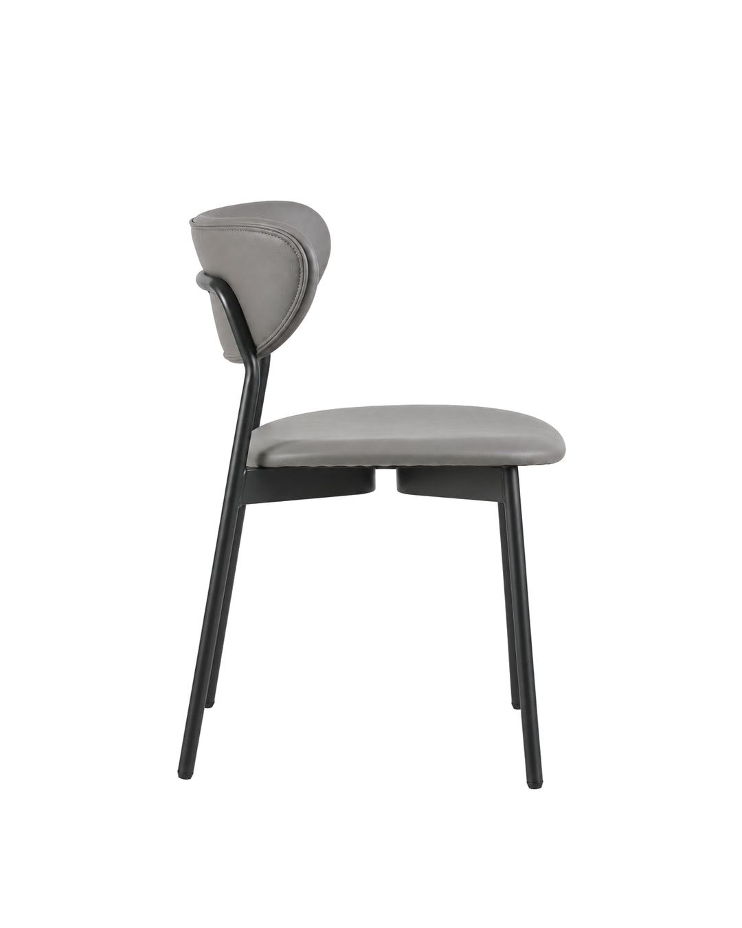 Conjunto de Jantar Mesa Olive 6 Cadeiras Aven – Preto c/ Cinza