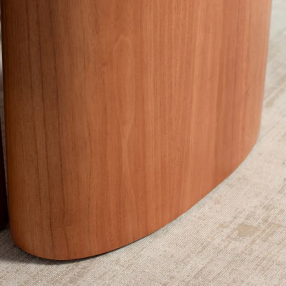 Conjunto de Jantar Mesa Orgânica Gaya 6 Cadeiras Ella - Natural c/ Mescla Cinza