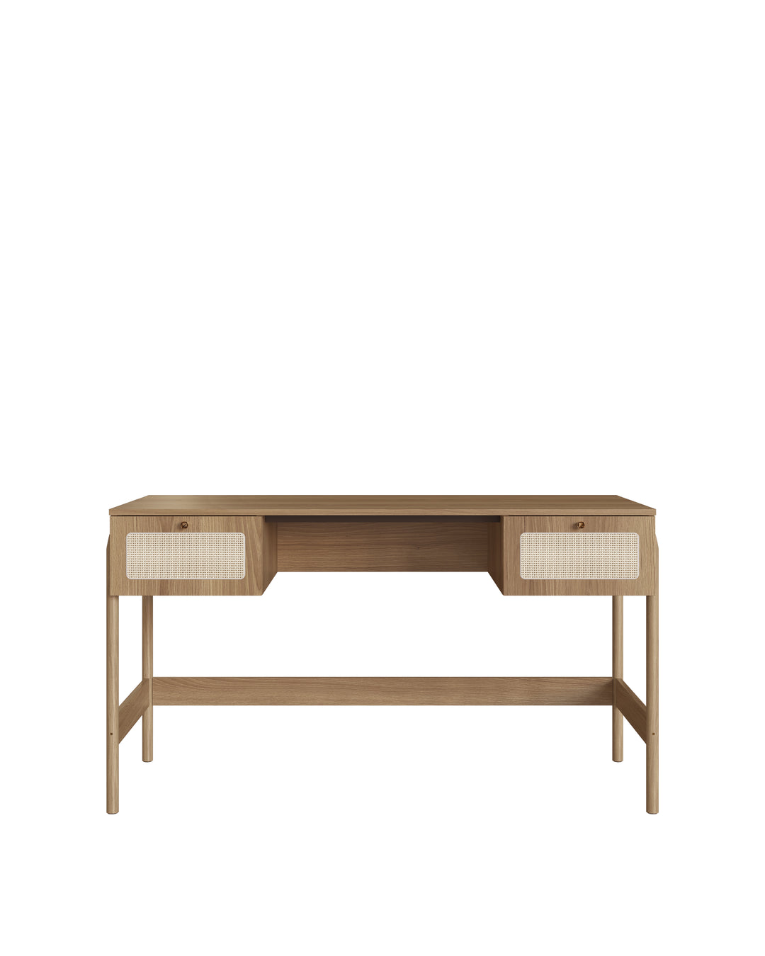 Escrivaninha 2 Gavetas Palhinha Urdi 139 cm - Mel